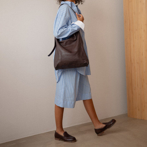 Daf shopper XL, ciemny brąz | Balagan Studio