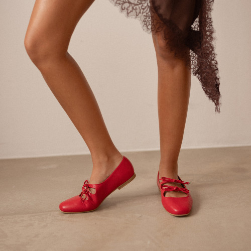 Shirley baleriny, marsala | Balagan Studio