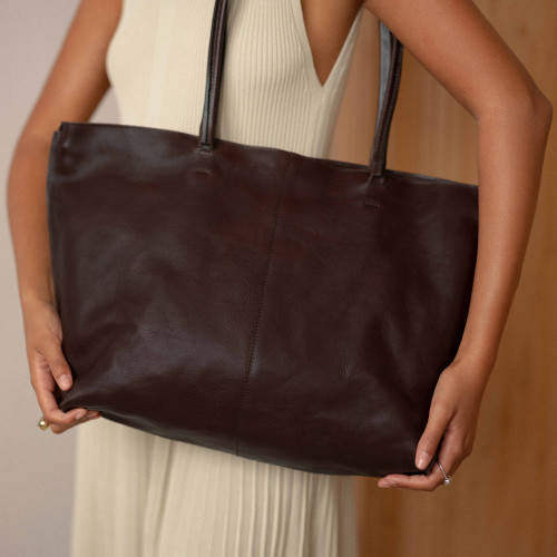 Esek Bag XL, deep brown | Balagan Studio