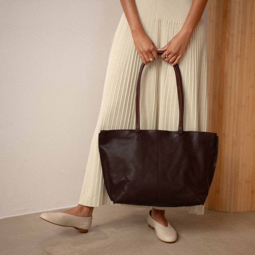 Esek Bag XL, deep brown | Balagan Studio