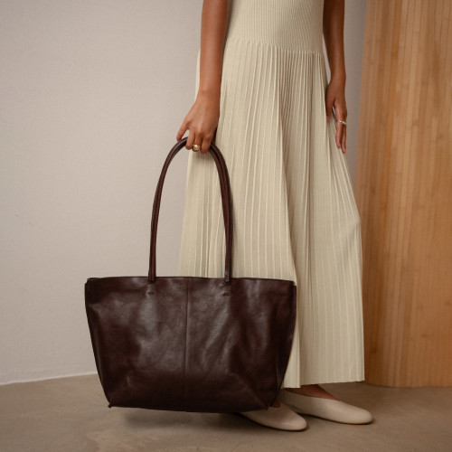 Esek Bag XL, deep brown | Balagan Studio