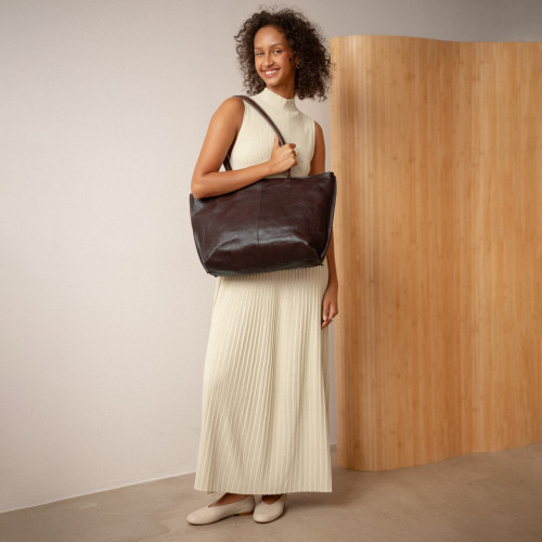 Esek Bag XL, deep brown | Balagan Studio