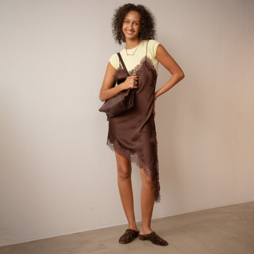 Clementine slides, pattern velvet | Balagan Studio