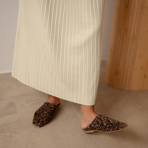 Bayit slides, pattern velvet | Balagan Studio