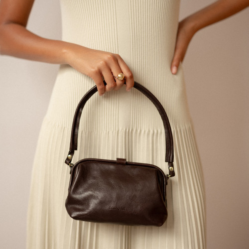 Roha Bag S, deep brown | Balagan Studio