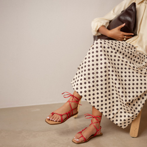 Nof sandals, marsala | Balagan Studio