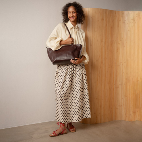 Nof sandals, marsala | Balagan Studio