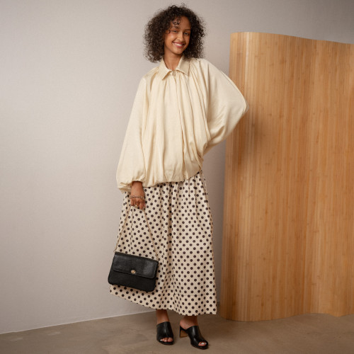 Hali Bag S, black lizard | Balagan Studio