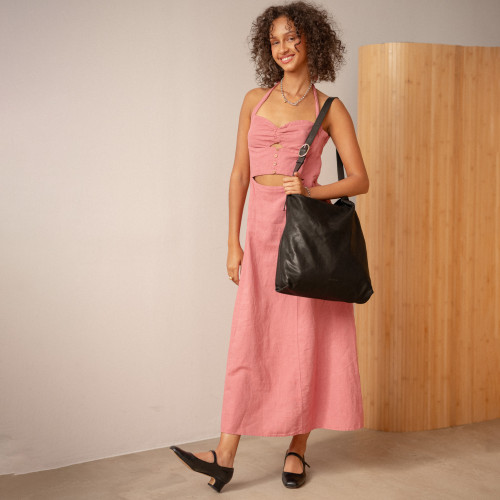 Dora czółenka na niskim obcasie, czarny | Balagan Studio