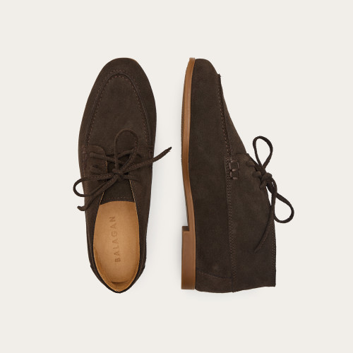 Tessa Flats, dark chocolate velvet | Balagan Studio