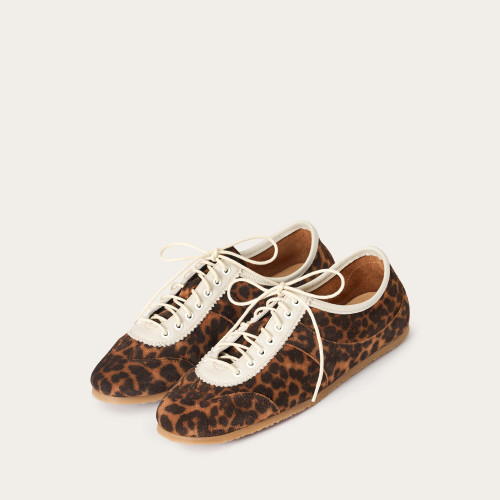 Milano sneakersy, cętki welur | Balagan Studio