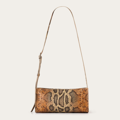 Minnie Bag S, ginger python pattern | Balagan Studio