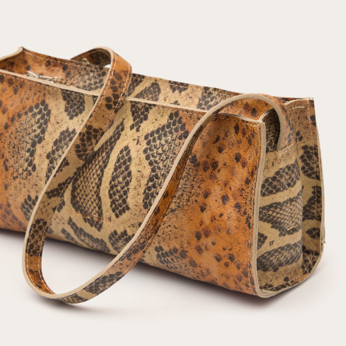 Minnie Bag S, ginger python pattern | Balagan Studio
