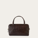 Sofia Bag L, brown croco