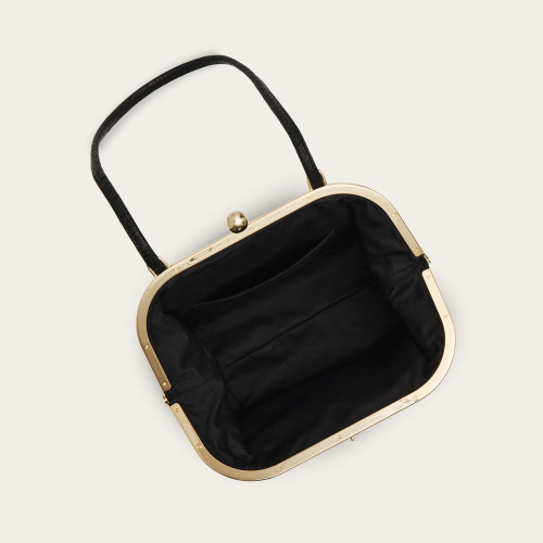 Sicily Bag M, black lizard | Balagan Studio