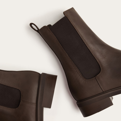 Arava Chelsea Boots, waxed bronze | Balagan Studio