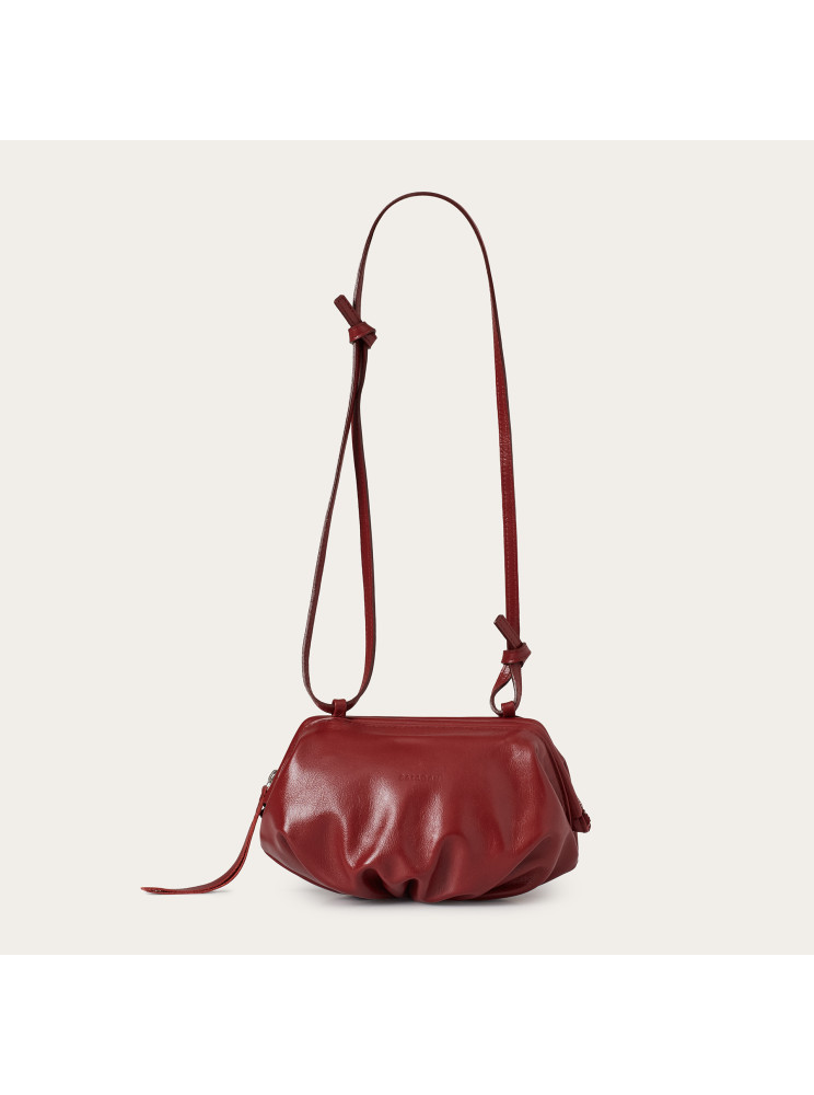 Plis torebka S, bordowy | Balagan Studio