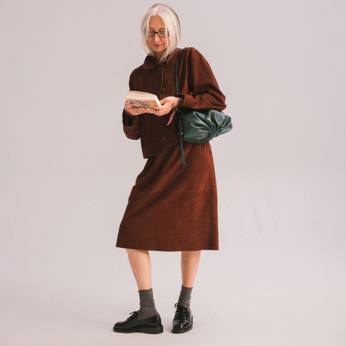 Plis Bag M, dark green | Balagan Studio