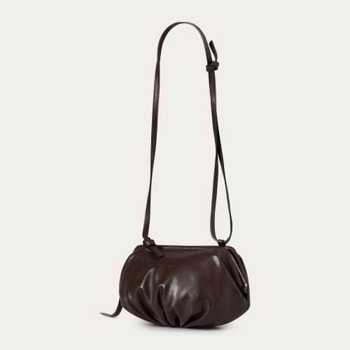 Plis torebka S, brązowy | Balagan Studio