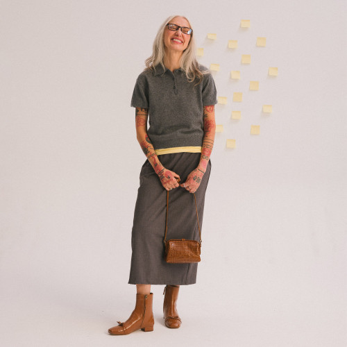 Livia botki, karmelowy połysk | Balagan Studio