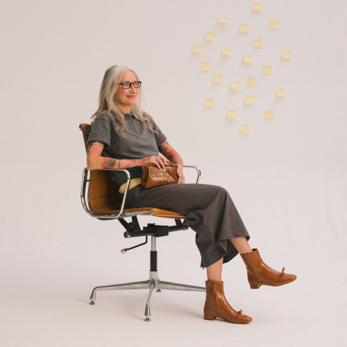 Livia botki, karmelowy połysk | Balagan Studio