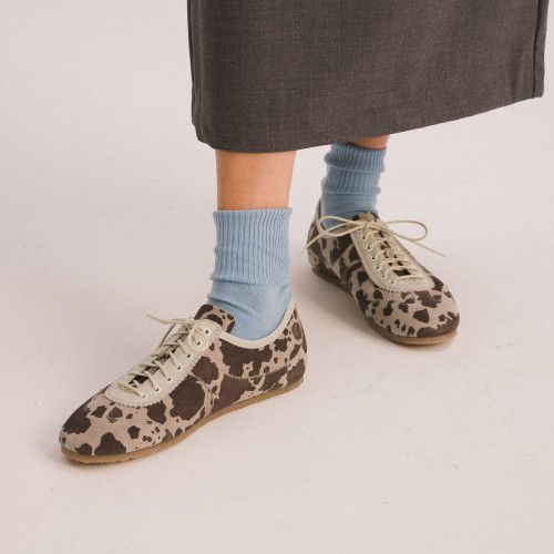 Milano Sneakers, animal print velvet| Balagan Studio