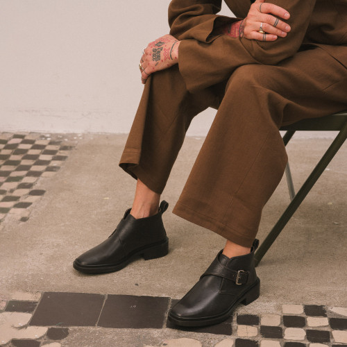 Clare Boots, deep brown| Balagan Studio