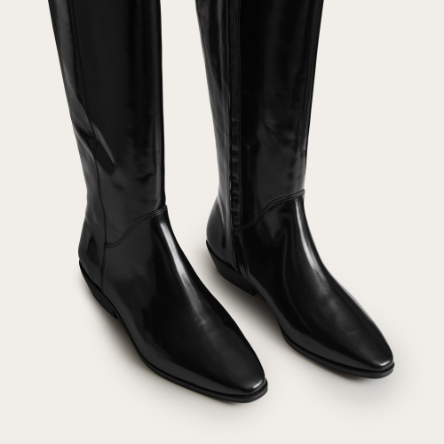 Peggy High Boots, glossy black | Balagan Studio