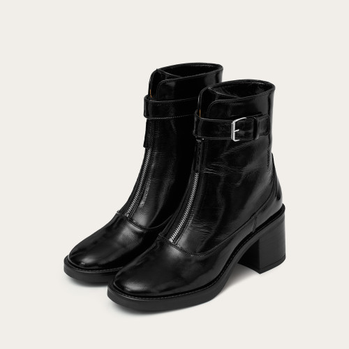 Lyra Boots, glossy black | Balagan Studio