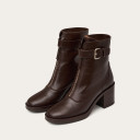Lyra Boots, deep brown