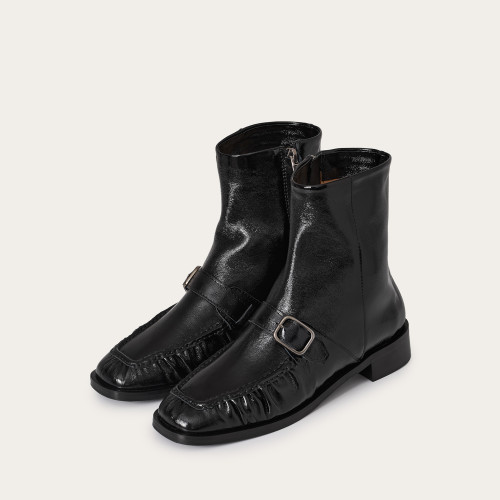 Umbria Boots, glossy black | Balagan Studio
