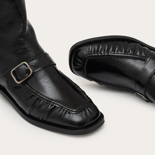 Umbria Boots, glossy black | Balagan Studio