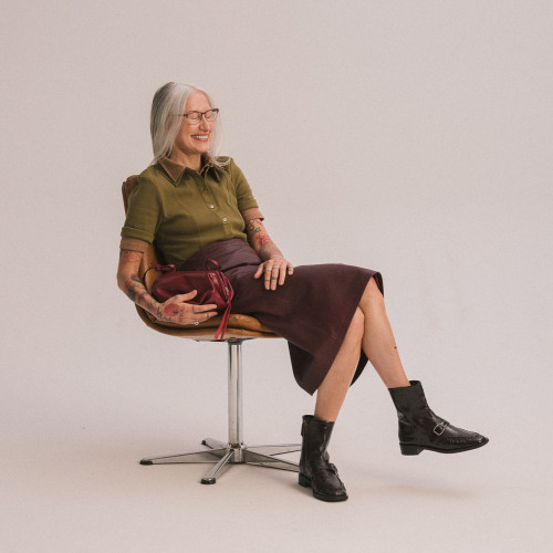 Umbria botki, czarny połysk | Balagan Studio