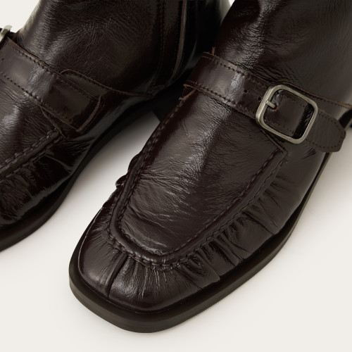 Umbria Boots, glossy brown | Balagan Studio