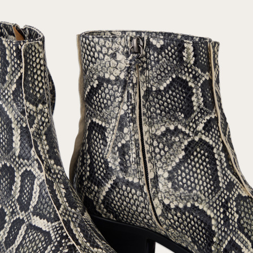 Selene Boots, off white python pattern | Balagan Studio