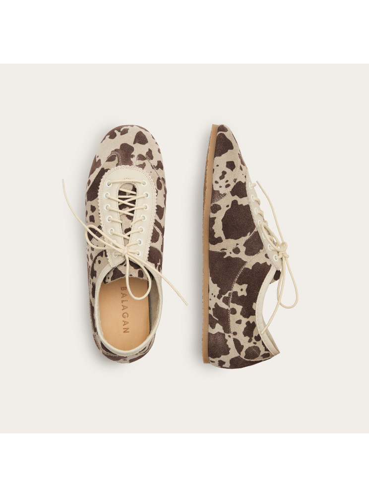Milano Sneakers, animal print velvet| Balagan Studio