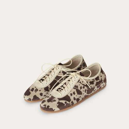 Milano Sneakers, animal print velvet| Balagan Studio