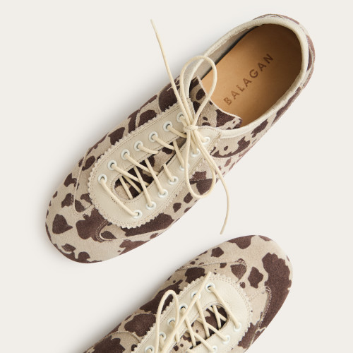 Milano Sneakers, animal print velvet| Balagan Studio