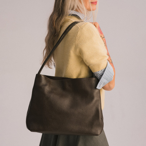 Eva torba L, ciemny brąz | Balagan Studio