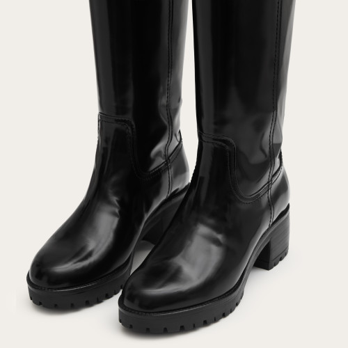 Ikar Boots, glossy black  I  Balagan Studio