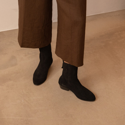 Sus Boots, black suede | Balagan Studio