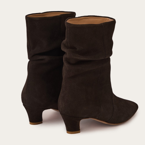 Fiona Boots, dark chocolate velvet| Balagan Studio