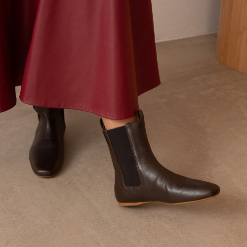 Adhara Boots, brown | Balagan Studio