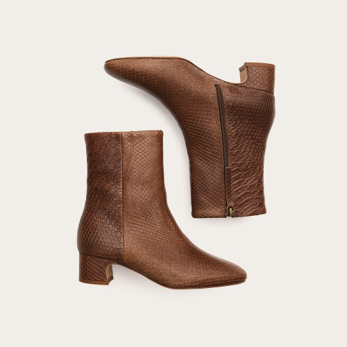 Stav Boots, caramel croco | Balagan Studio