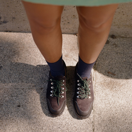 Dolomiti Flats, black nubuck | Balagan Studio