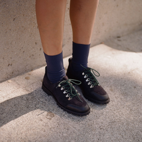 Dolomiti Flats, black nubuck | Balagan Studio