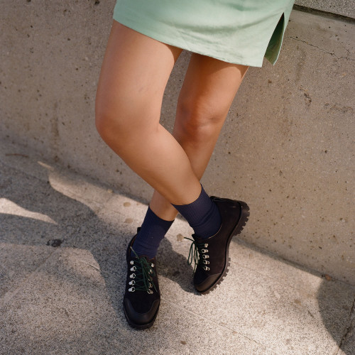 Dolomiti Flats, black nubuck | Balagan Studio