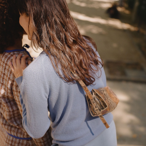 Minnie torebka S, rudy wzór pytona | Balagan Studio