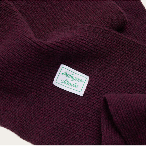 Wanda Scarf, burgundy | Balagan Studio