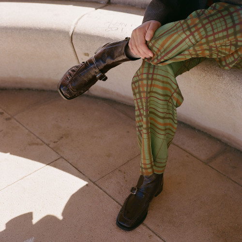 Umbria Boots, glossy brown | Balagan Studio